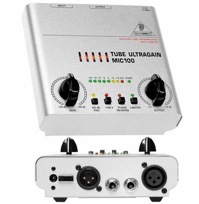 Preamplificador de Micrófono Behringer MIC100