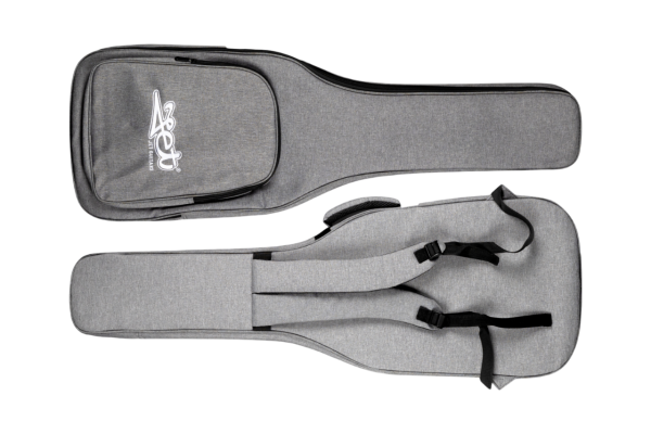 Guitarra Eléctrica JET JS-45 Elite HSS Indigo Gray con Funda