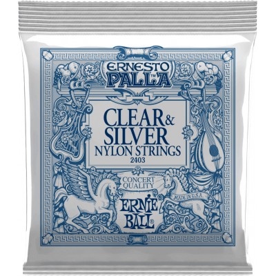 Ernie Ball 2403 Clasica Clear Silver