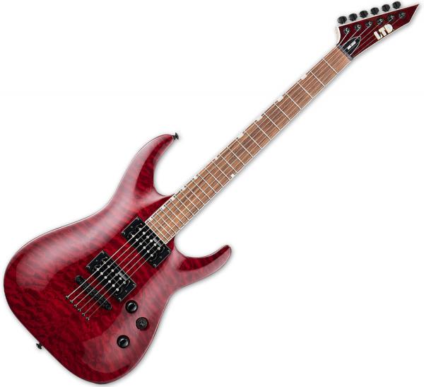 Guitarra Eléctrica LTD MH200 QM NT Stbc