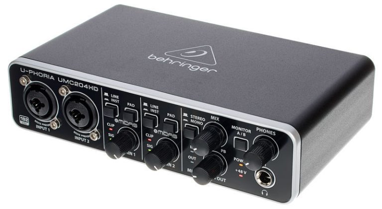 Interface Behringer UMC204HD