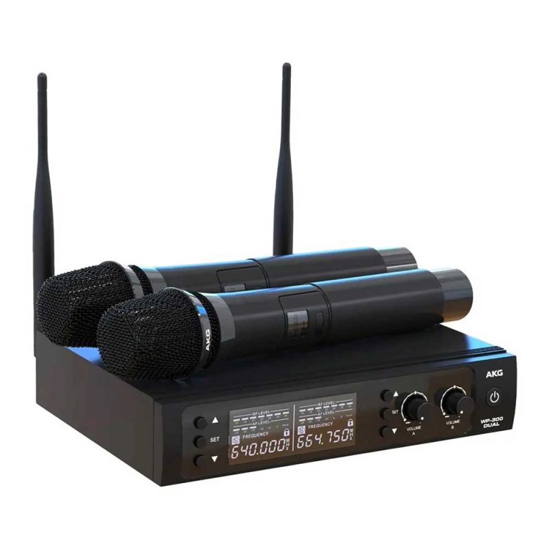 Micrófono Inalámbrico AKG WP300 Dual Vocal Doble
