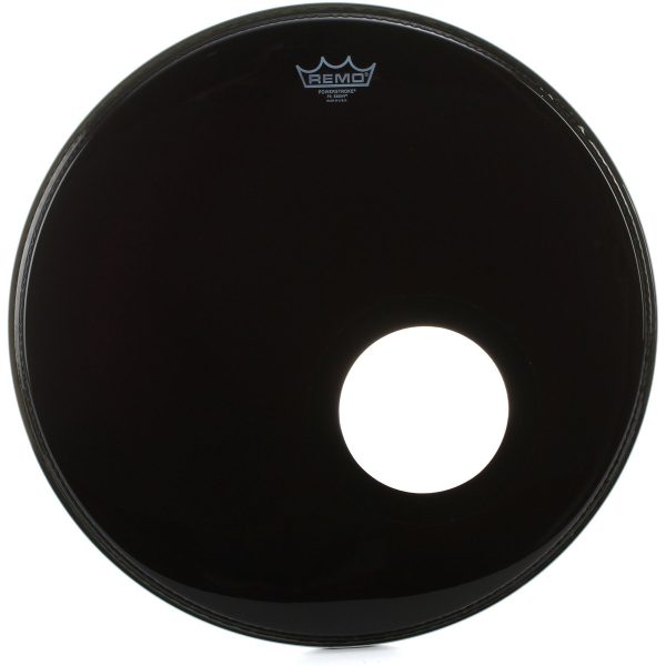 Parche Remo 22 P3-1022-ES-DM POWERSTROKE3 Resonante Negro