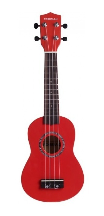 Ukelele Soprano Freeman Rojo