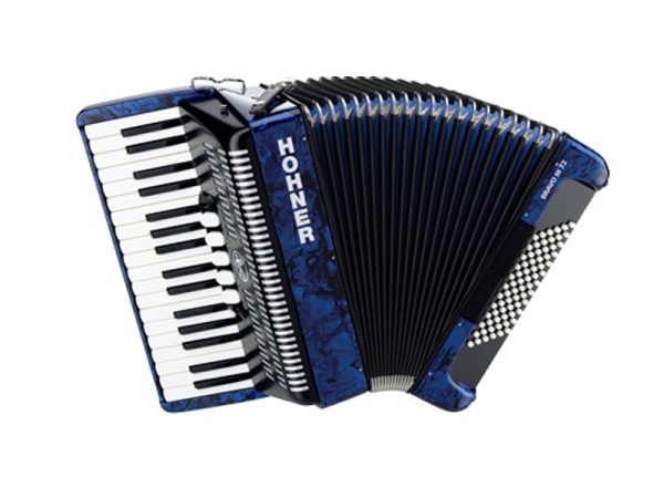 Bravo III 72 blue Kopie Acordeón Hohner III 72 Bajos