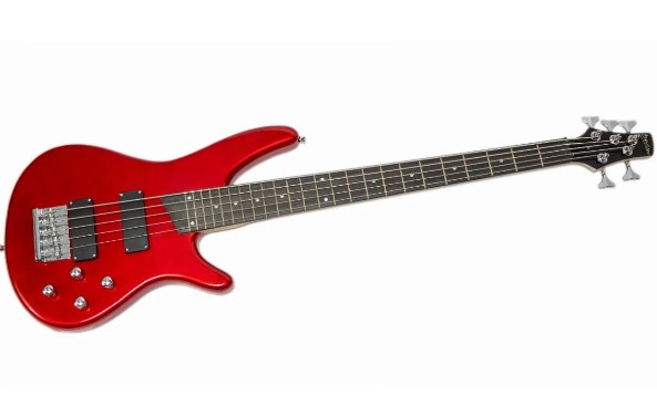 Bajo Deviser L-B3-5 5 Cuerdas Rojo