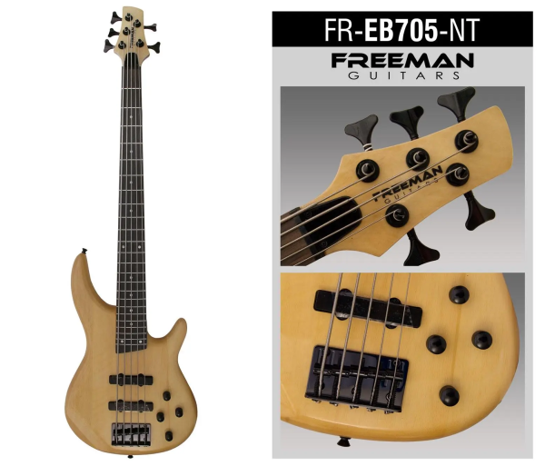 Bajo Freeman EB705 NT 5 Cuerdas