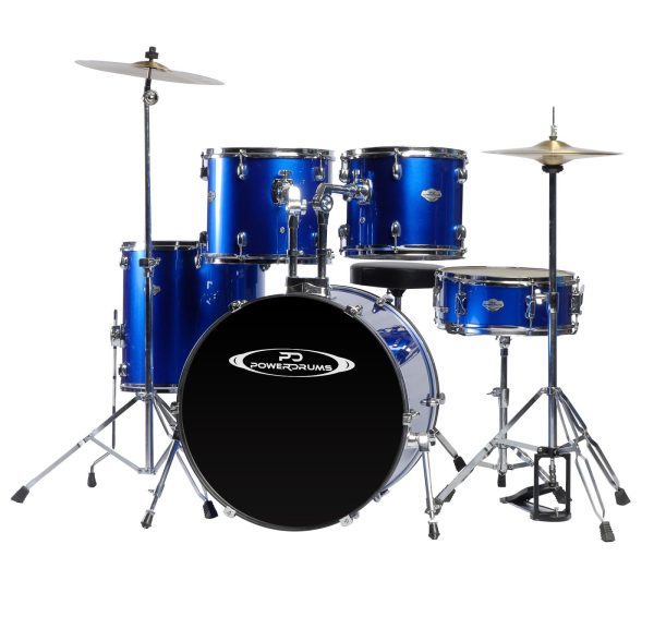 Batería Power Drums PD-04 BL Azul