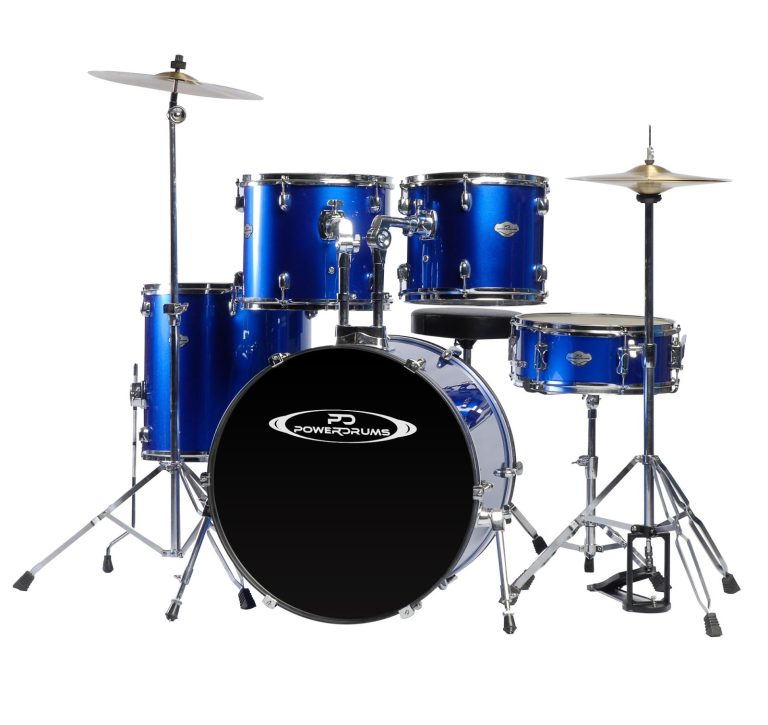 Batería Power Drums PD-04 BL Azul