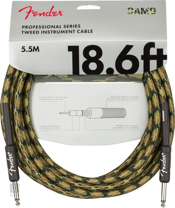 Cable para Guitarra Fender Professional Series 18.6 Cammo