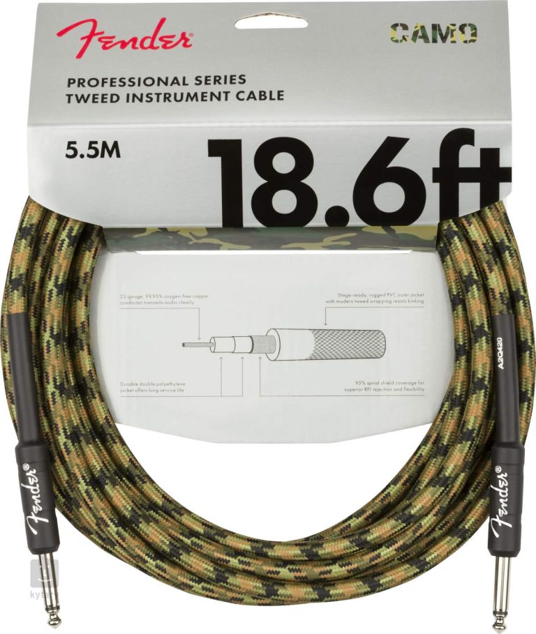 Cable para Guitarra Fender Professional Series 18.6 Cammo