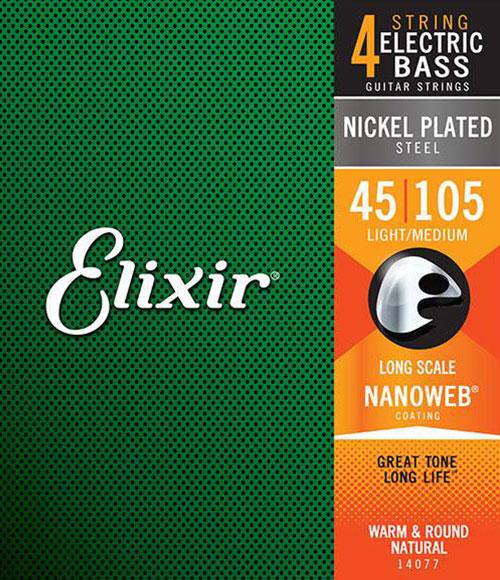 Cuerda Elixir Nanoweb Bass Nickel Plated 0.45 4C