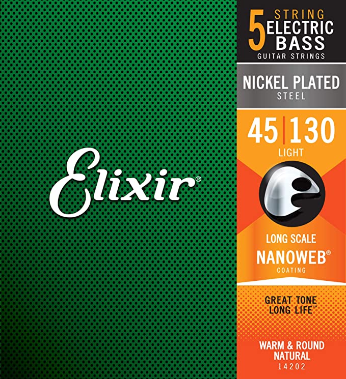 Cuerda Elixir Nanoweb Bass Nickel Plated 0.45 5C