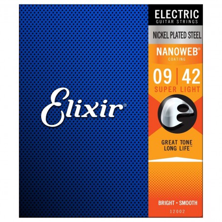 Cuerda Elixir Nanoweb Electric 0.9