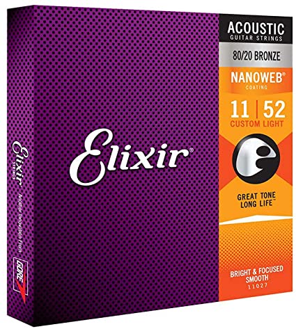 Cuerda Elixir 16052 Nanoweb Phosphor Bronze Acustic 0.12