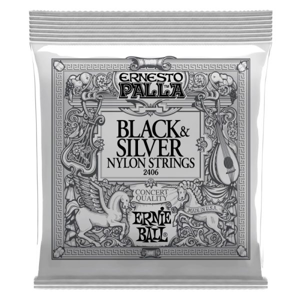 Cuerda Ernie Ball 2406 Clasica Black Silver