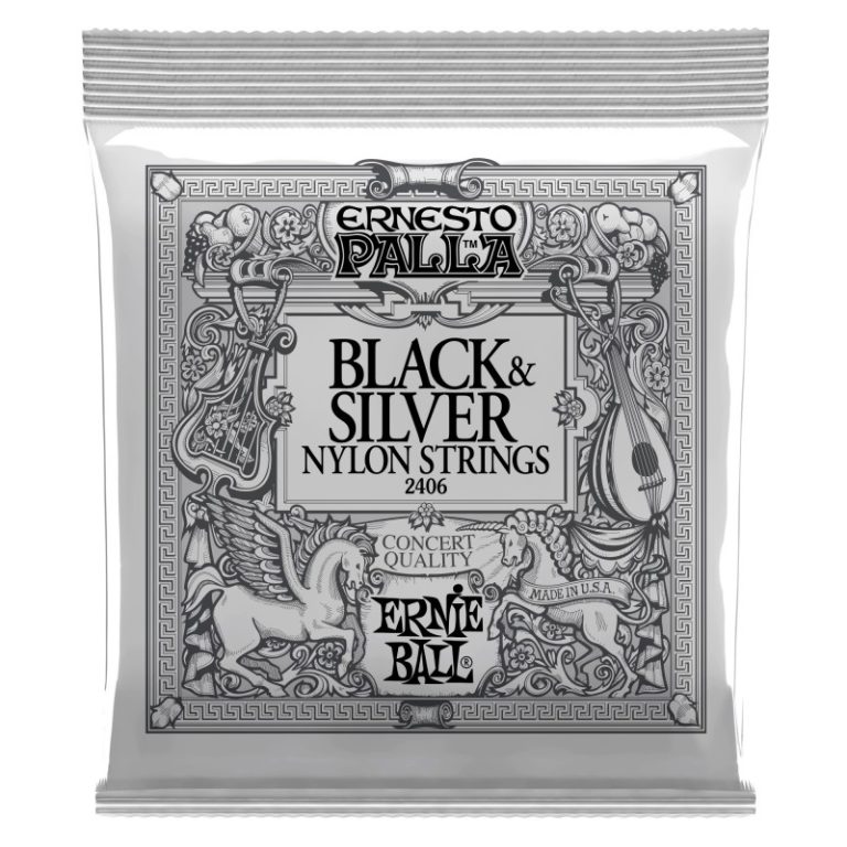 Cuerda Ernie Ball 2406 Clasica Black Silver