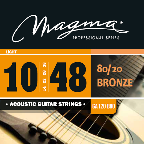 Cuerda Magma Acústica GA120B80 0.10 Bronze