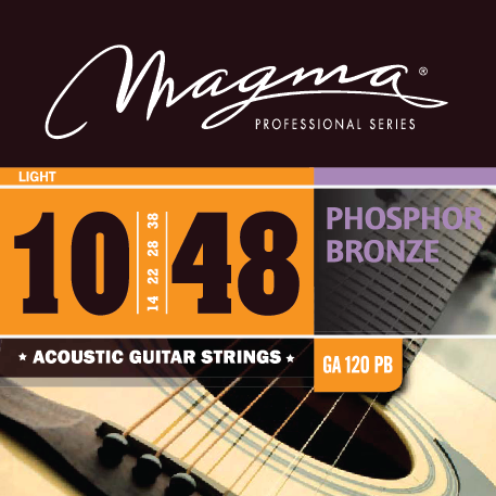 Cuerda Magma Acústica GA120PB 0.10 Phosphor Bronze
