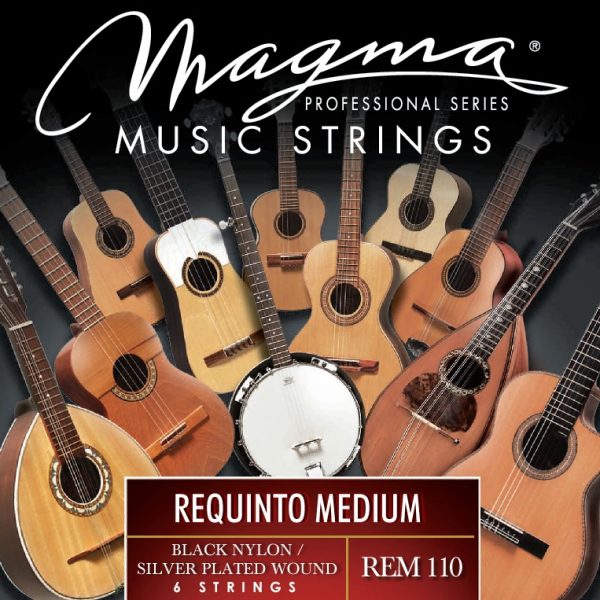 Cuerda Magma Requinto REM110 Tension Media Negro