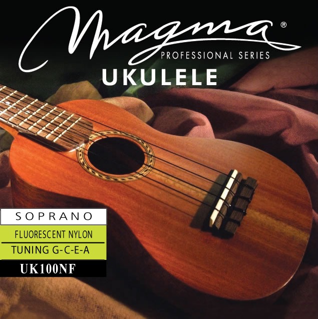 Cuerda Magma Ukelele UK100NF Soprano Fluorescente