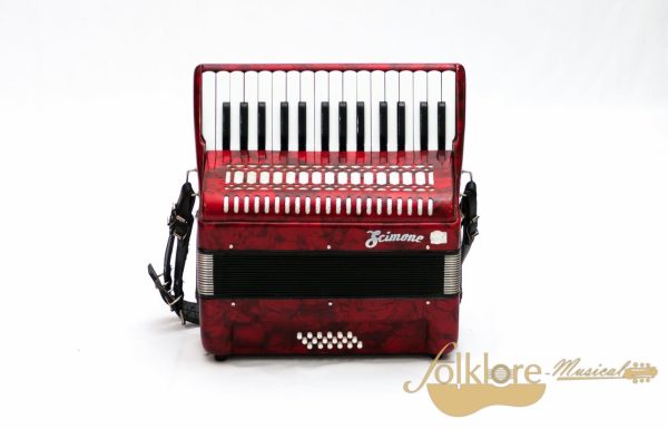 Acordeón Scimone 18 Bajos a Piano