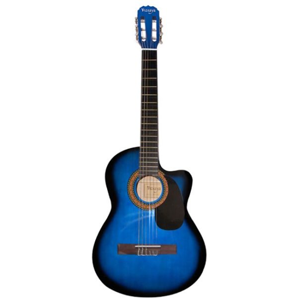 Guitarra Clásica Vizcaya ARCG39 Azul con Corte