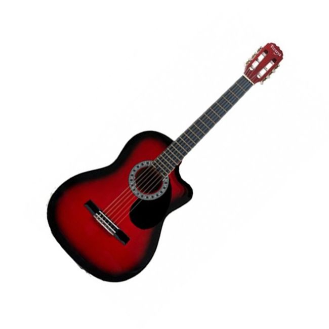 Guitarra Clásica Vizcaya ARCG39 Rojo con Corte