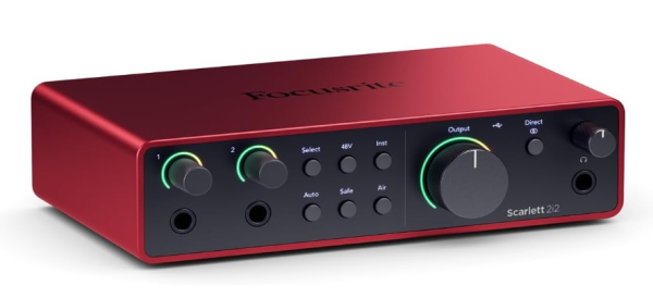 Interface Focusrite Scarlet 2I2 4TH Generación