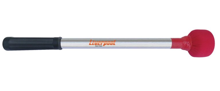 Mazo para Bombo Liverpool MC 60V Aluminio Rojo Olodum