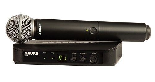 Micrófono Shure BLX24/PG58 Sistema Inalámbrico de Mano